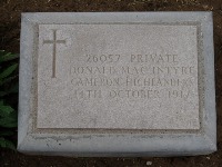 Struma Military Cemetery - MacIntyre, Donald